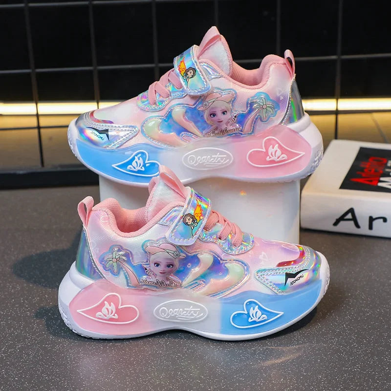 breathable shoes, girls sneakers, sneakers shoes, Disney shoes, sports shoes,