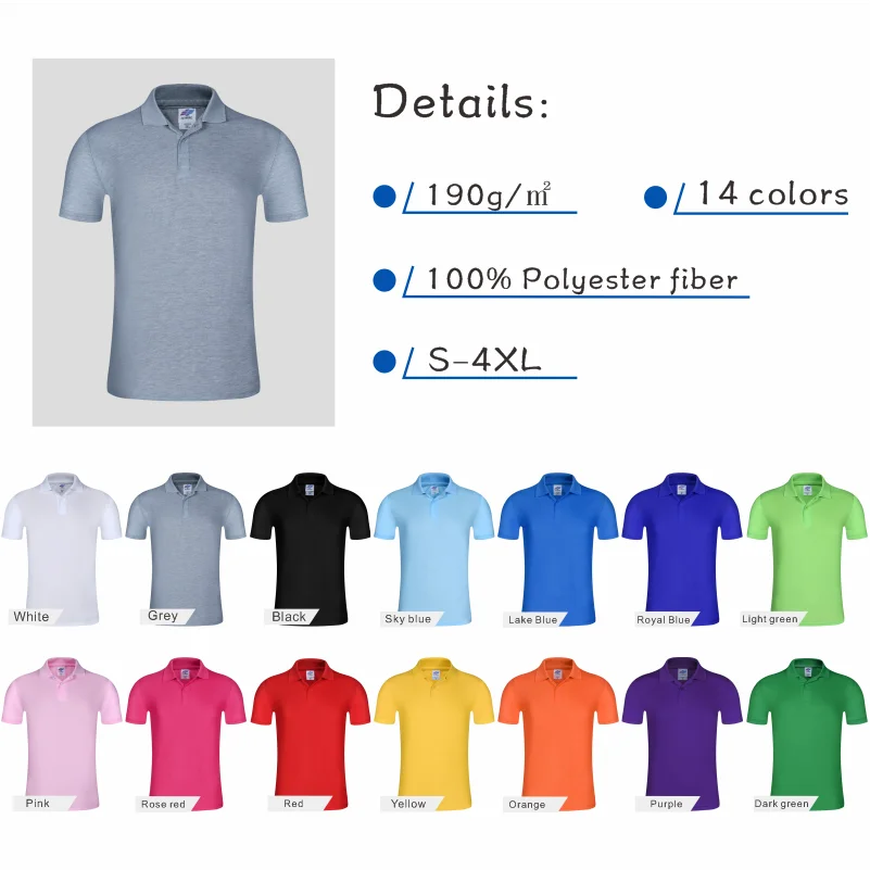 Solid Color POLO Shirt Summer Short Sleeve High Quality-price Ratio Shirt Versatile Daily Button Top 14 Colors