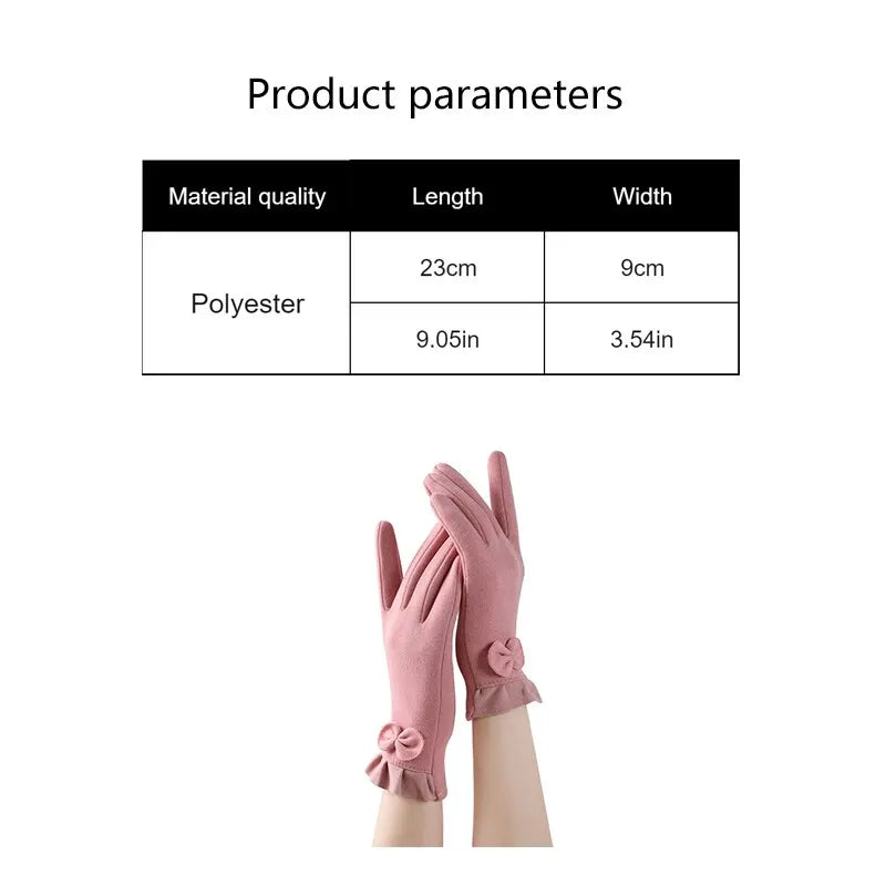 Women's Winter Touchscreen Windproof Gloves