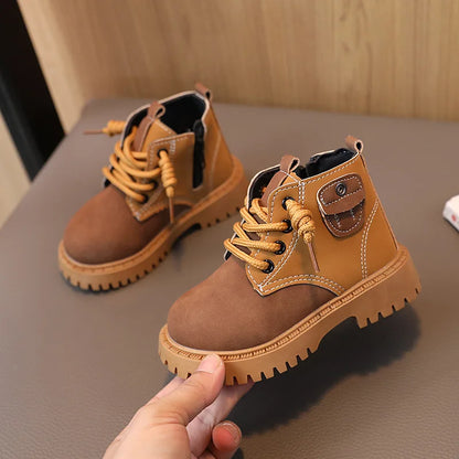 Baby Boys Girls Soft Non-slip Short Ankle Snow Boots