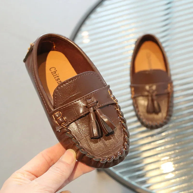 Moccasin Flats Loafers Boys Shoes