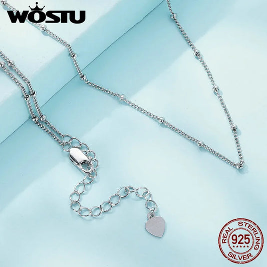 Halskette aus vergoldetem Sterlingsilber mit schlichtem Verschluss