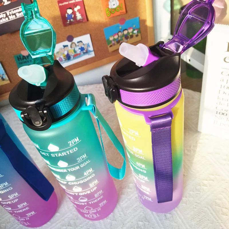 1L Motivational Leakproof Sports Bottle