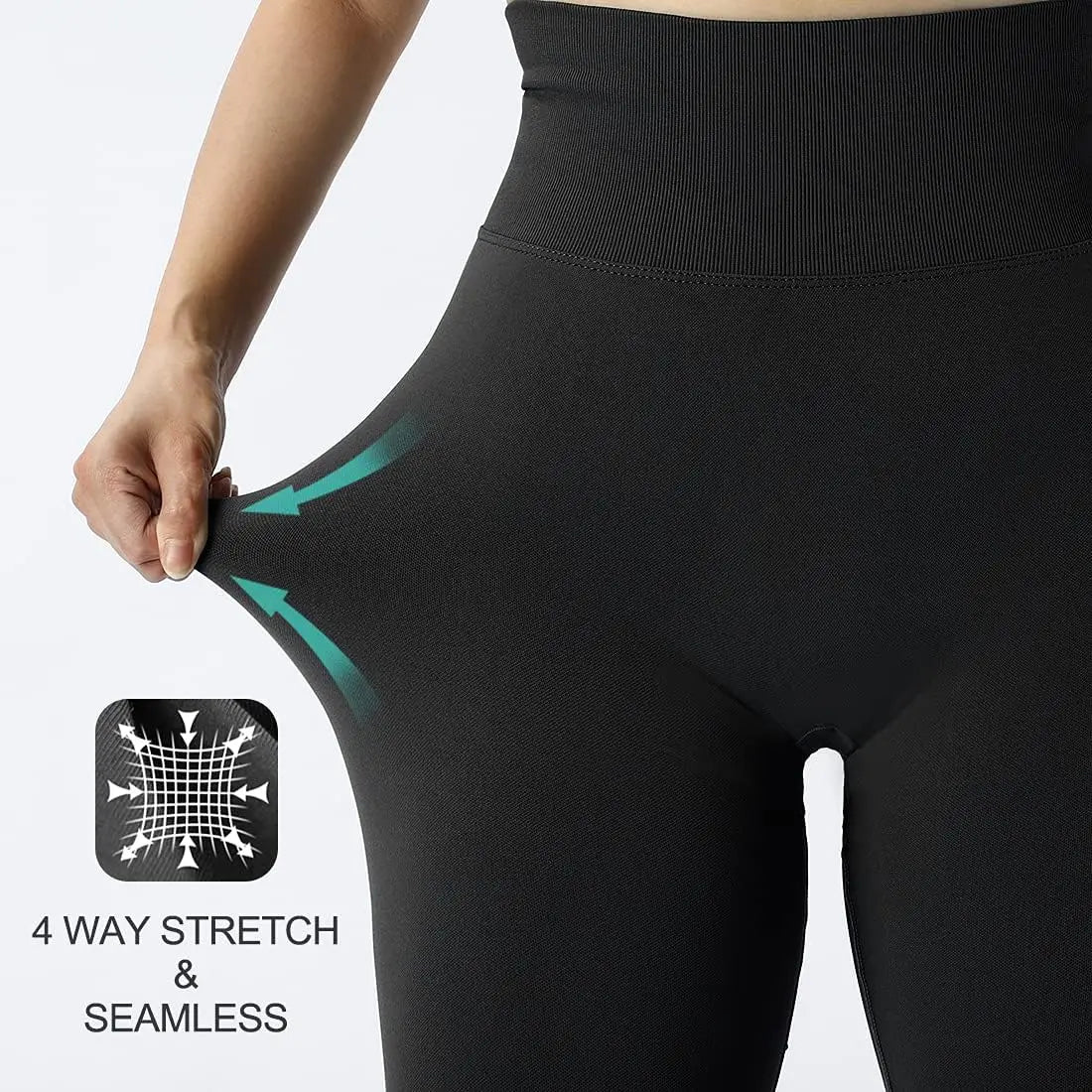 Nackte Yoga-Sculpting-Nahtlose Fitness-Essential-Hose mit hoher Taille