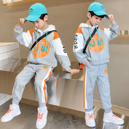 Autumn Boys' Jacket - Pants Set