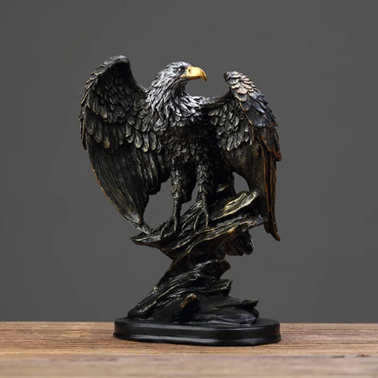 Retro Eagle Statue - Office Desk Decor