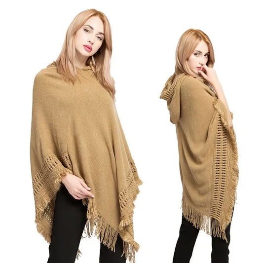 Fashionable Winter Ponchos and Oversized Capes for Women