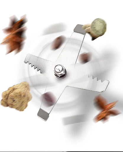 Kompakte elektrische Kaffeebohnenmühle aus Edelstahl