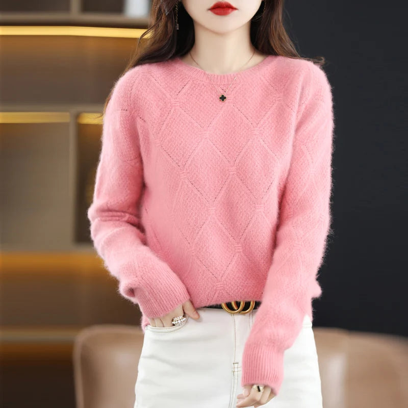 Luxurious Mink Cashmere Sweater for Women