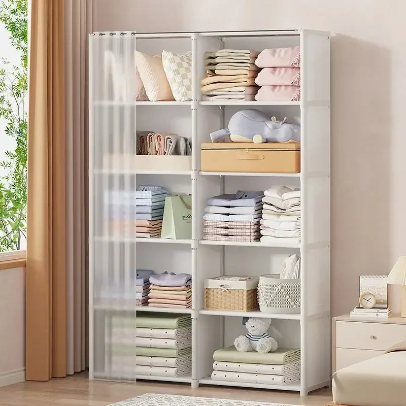 Dustproof Multi-layer Wardrobe Storage Rack