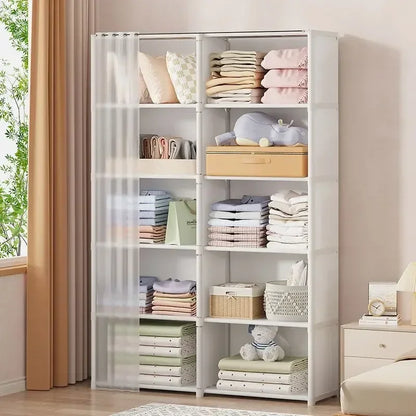 Dustproof Multi-layer Wardrobe Storage Rack