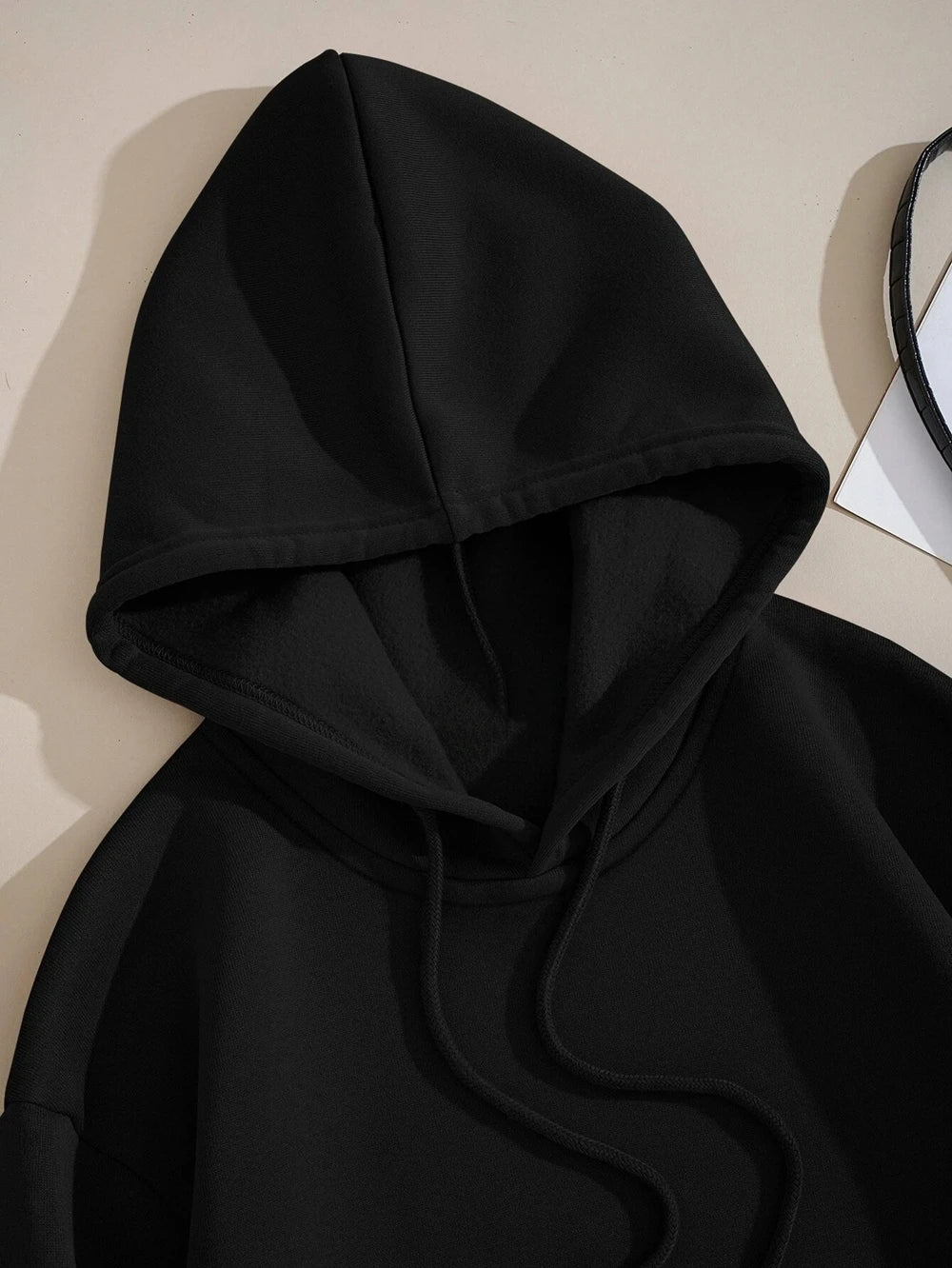 Unisex Long Seleve Warm Fleece Loose Oversized Hoodies