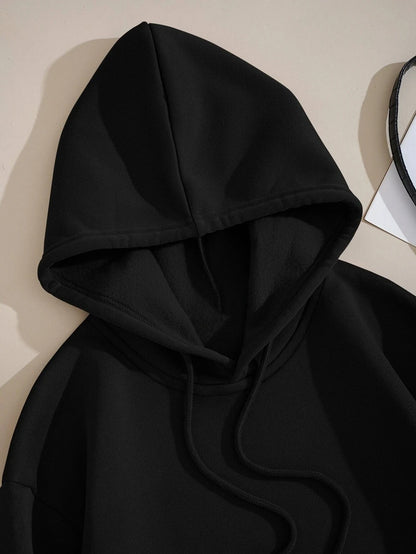 Unisex Long Seleve Warm Fleece Loose Oversized Hoodies