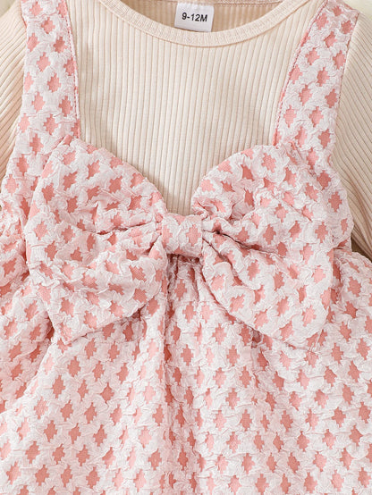 Baby Girl Bow Autumn Princess Dress