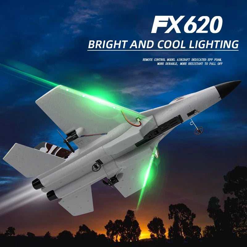 Flashing Lights FX620 RC Fixed-Wing Night Airplane