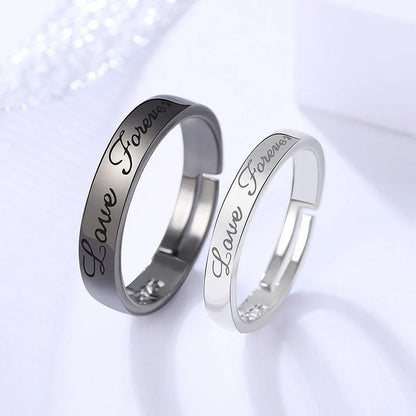 2Pcs Simple and Elegant Moissanite Platinum Wedding Rings
