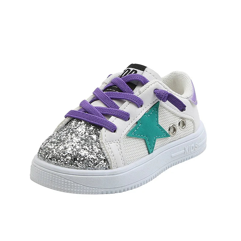 Spring Bling Sequins Sneakers for Girls