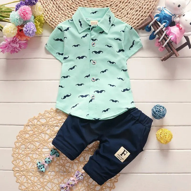 Short-Sleeved Printed Shirt - Baby Boy Clothes