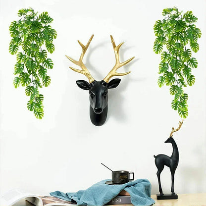 Artificial Monstera Leaf Vines Wall Decor Garland