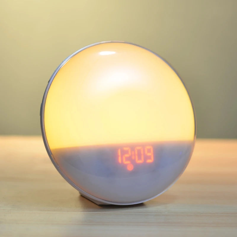 Wake-Up Light Alarm Clock with Sunrise Simulation & FM Radio