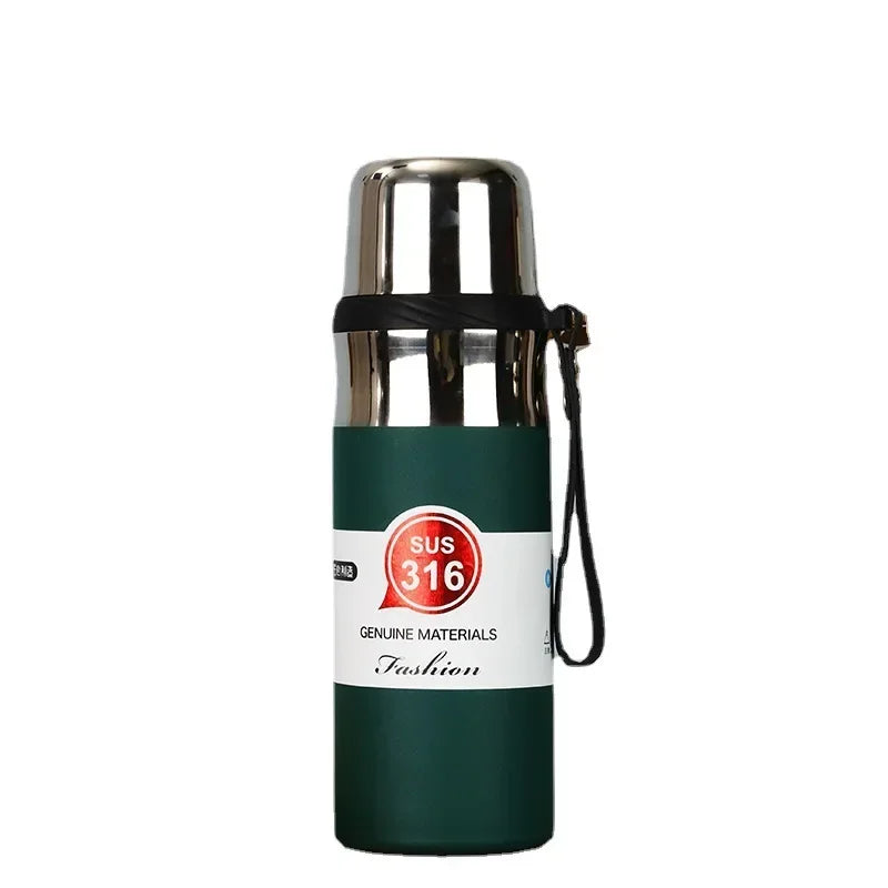 0.6-1 Liter 316 Stainless Steel Vacuum Water Bottle