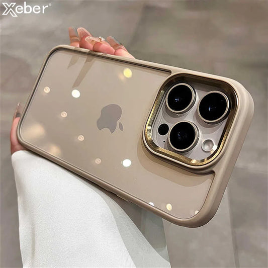 Luxuriöse Glitzer-Diamant-transparente Hülle – stoßfeste Handyhüllen