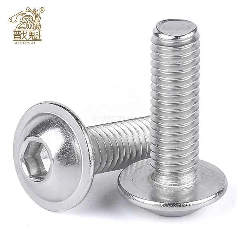 304 Stainless Steel Button Head Screws Set