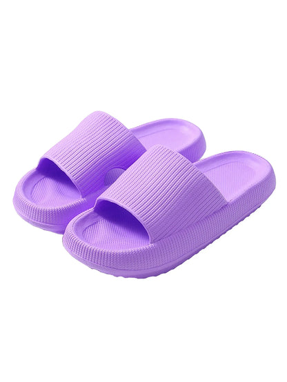 Pantoufles de salle de bain épaisses d'été pour femmes EVA