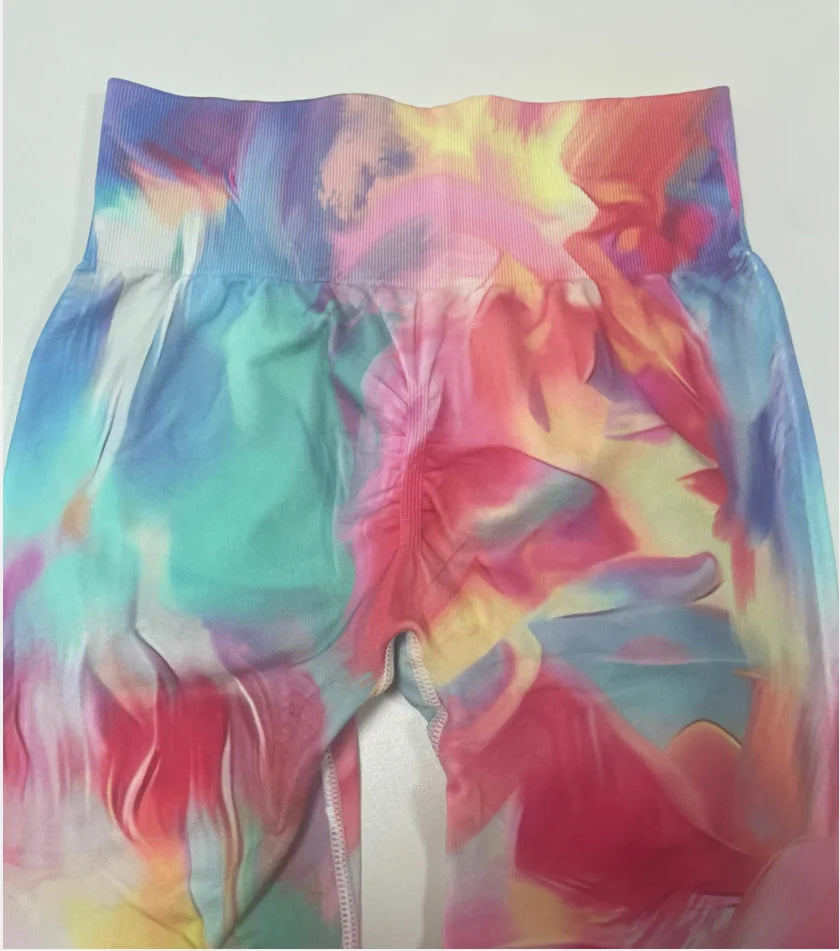 Seamless High Waisted Leggings and Top Set