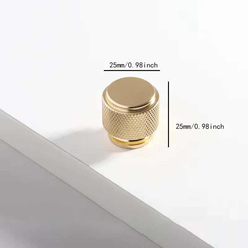 Minimalist Single Hole Round Cabinet Knobs
