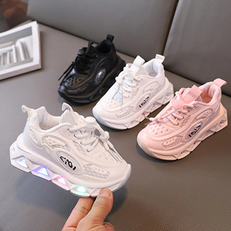 Fashionable Breathable Luminous Sneakers for Kids & Toddlers