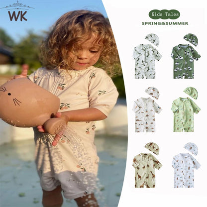 Cartoon Sommer Kurzarm Set für Kinder