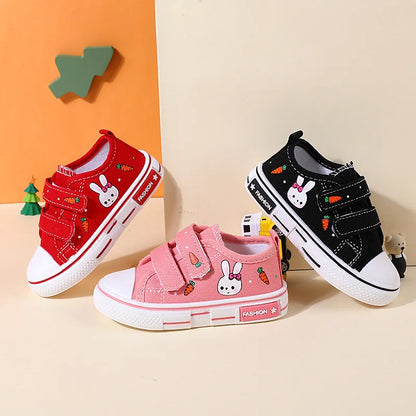Canvas-Sneaker mit Cartoon-Motiv für Jungen und Mädchen