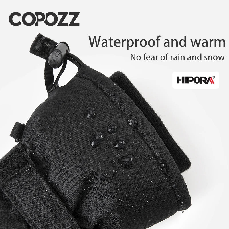 COPOZZ Winter Ski Gloves – Windproof & Waterproof