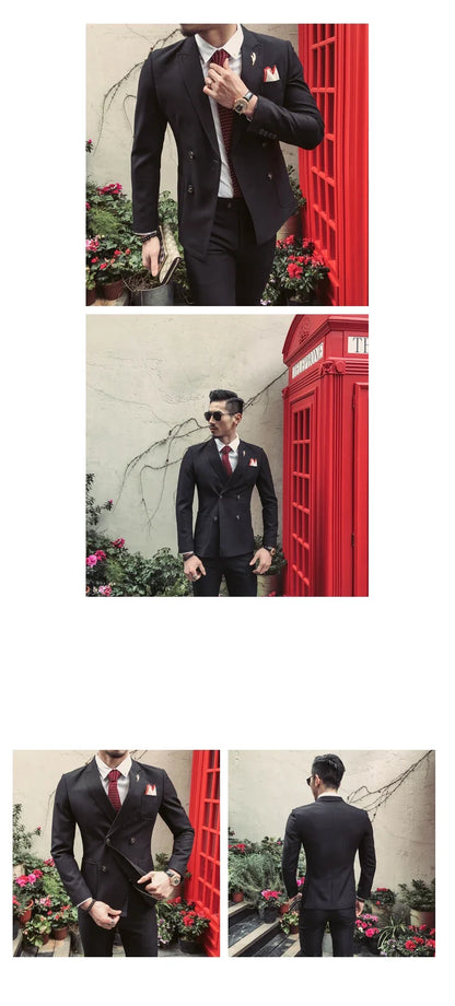 Men's Slim Fit One Button Suit Jacket