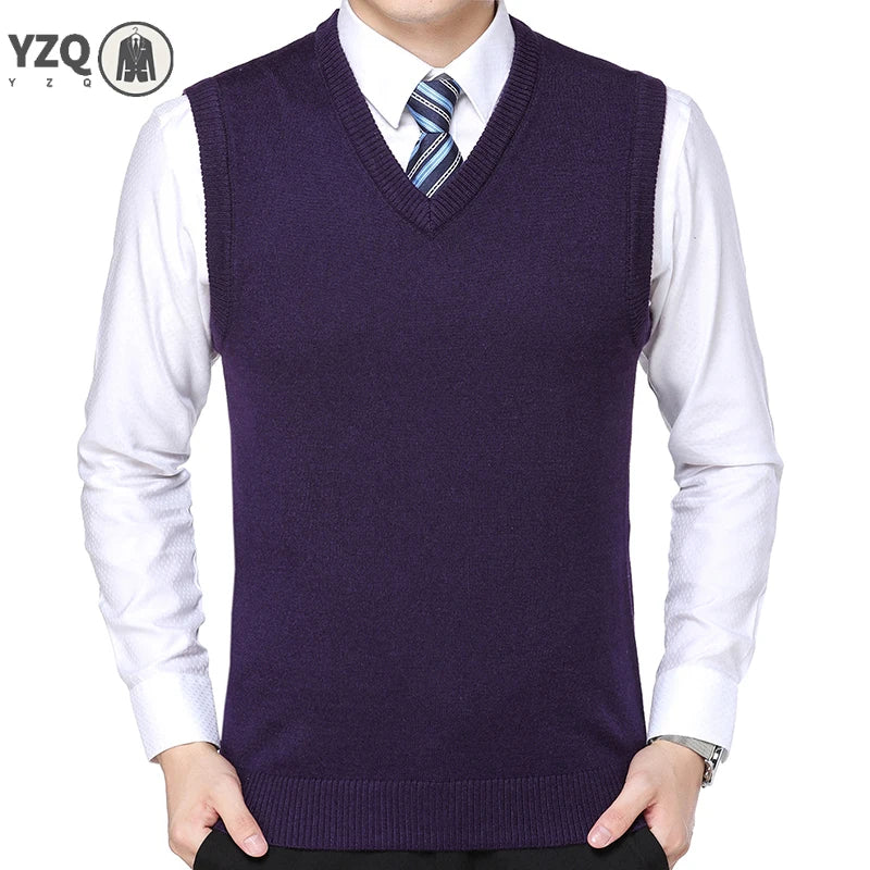 Men's Casual Sweater Vest Warm & Cozy