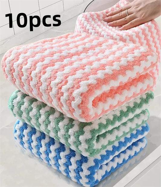 10CS Kitchen Scouring Pad Cleaning Towel