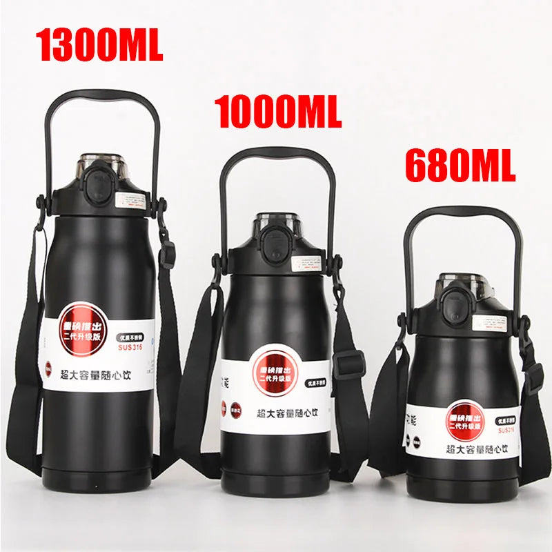 Sports Large Capacity Stainless Steel Thermo Bottles