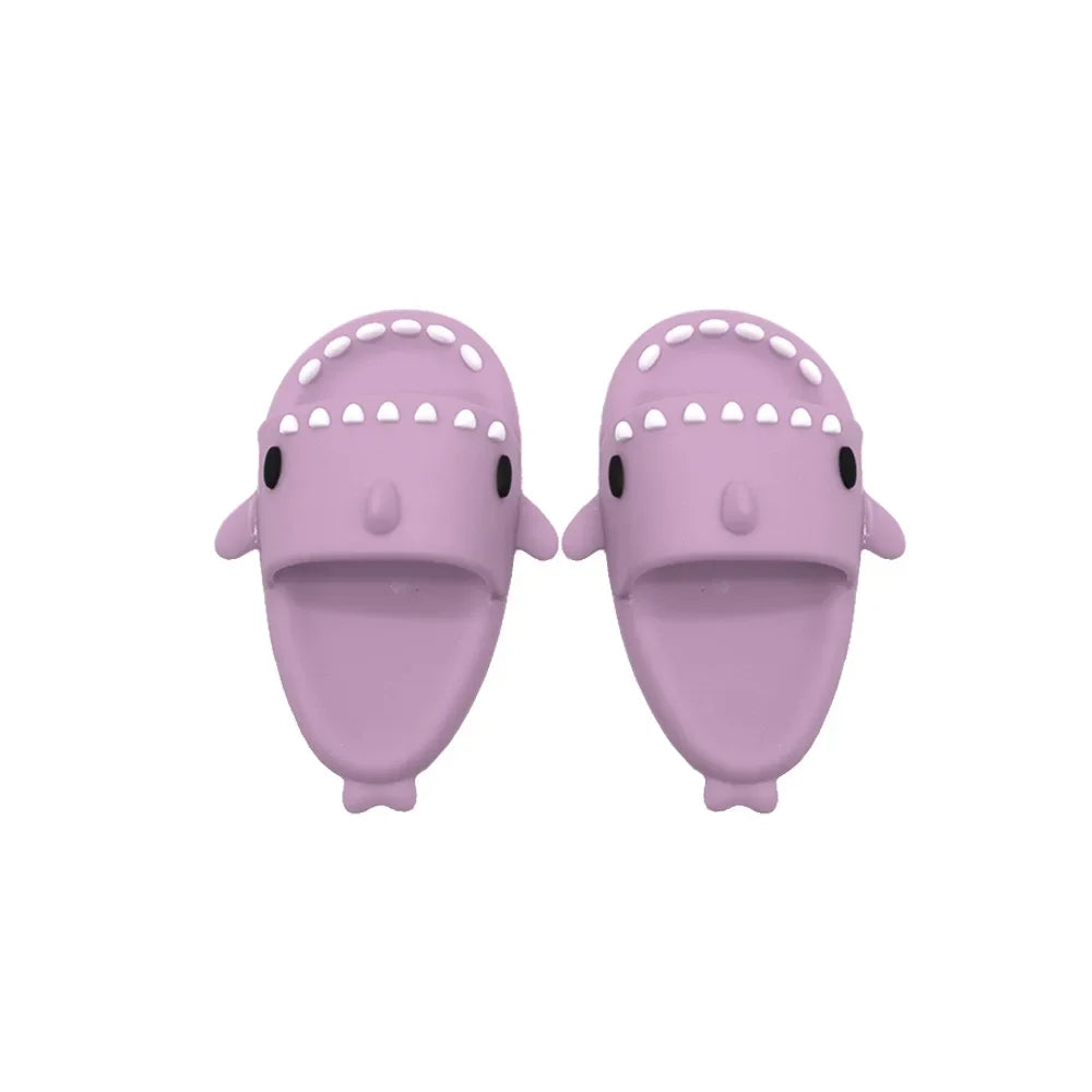 Kid's Open Toe Junior Cute Shark Slippers