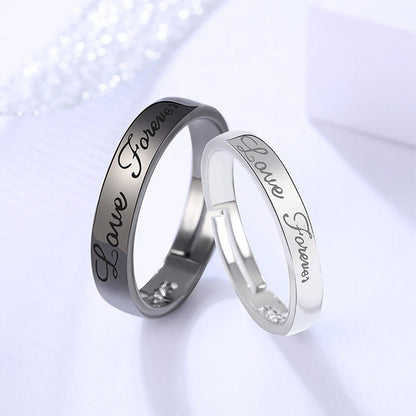 2Pcs Simple and Elegant Moissanite Platinum Wedding Rings