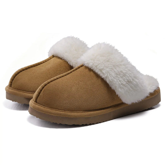 Comwarm Fluffy Fur Winter Slippers for Women