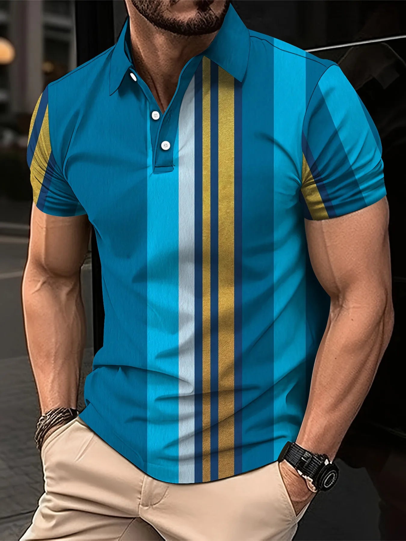 Sommer-Poloshirt für Herren - Kurzarm