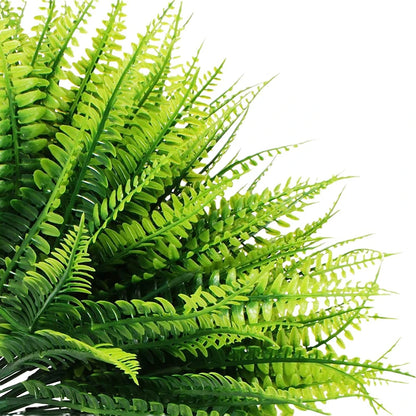 UV-beständige 7-Zweig-Kunstpflanzen aus Kunststoff für den Außenbereich