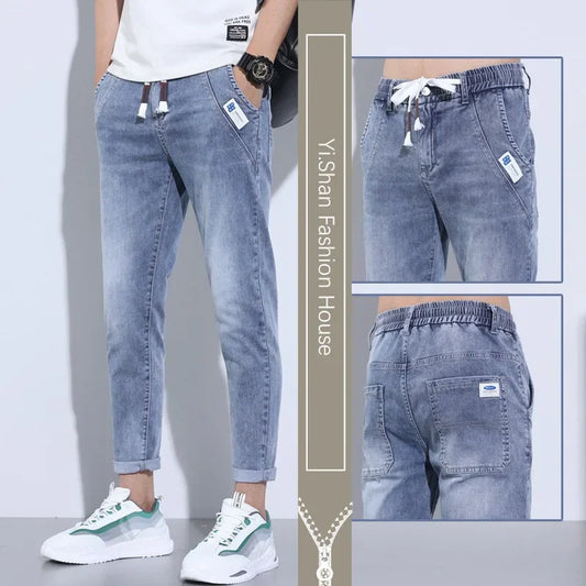 Koreanische Luxus-Sommer-Joggingjeans