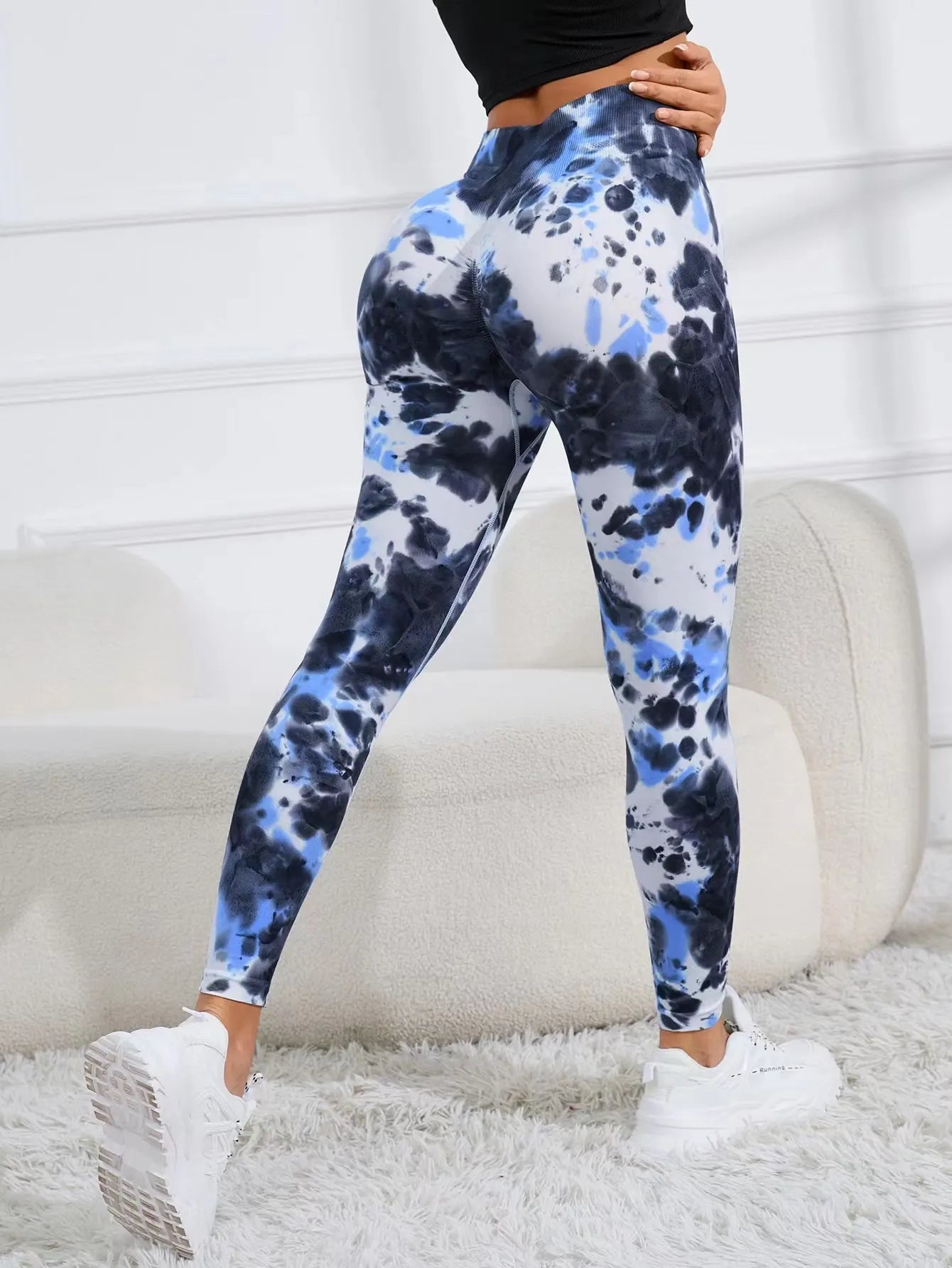 Seamless High Waisted Leggings and Top Set