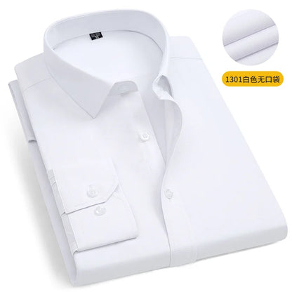 Plus Size Men's Business Casual Shirts