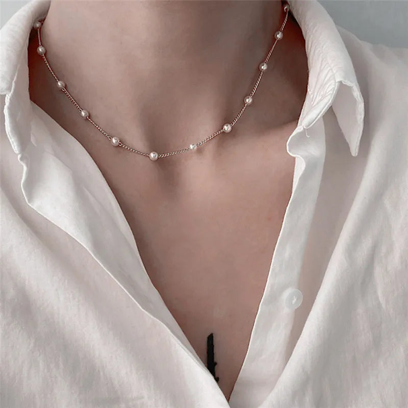 Women's Beads Neck Chain Necklace