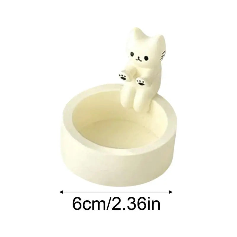 Grilled Cat Aromatherapy Candle Holder