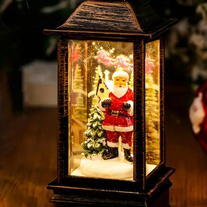 Christmas LED Night Lamp Lantern for Decor