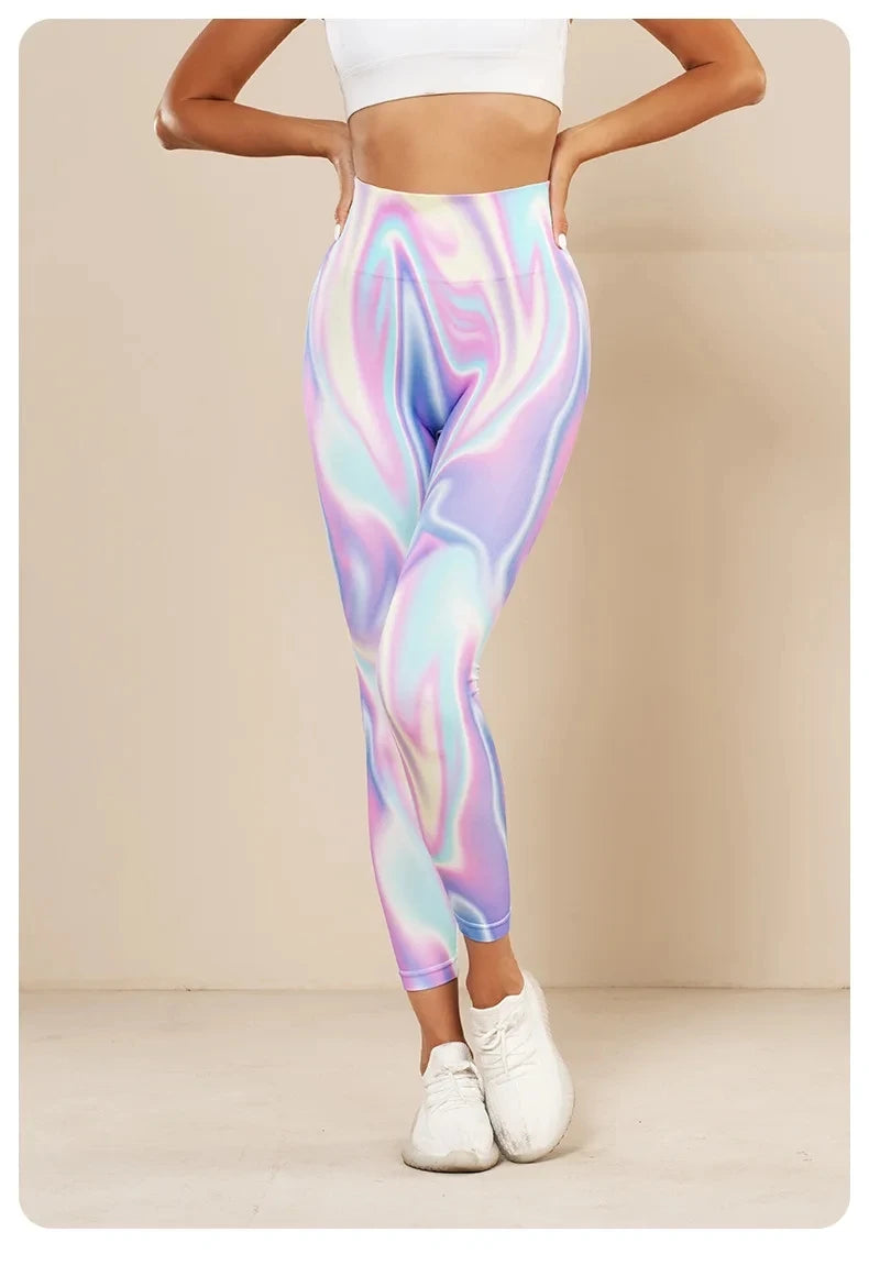 Seamless High Waisted Leggings and Top Set